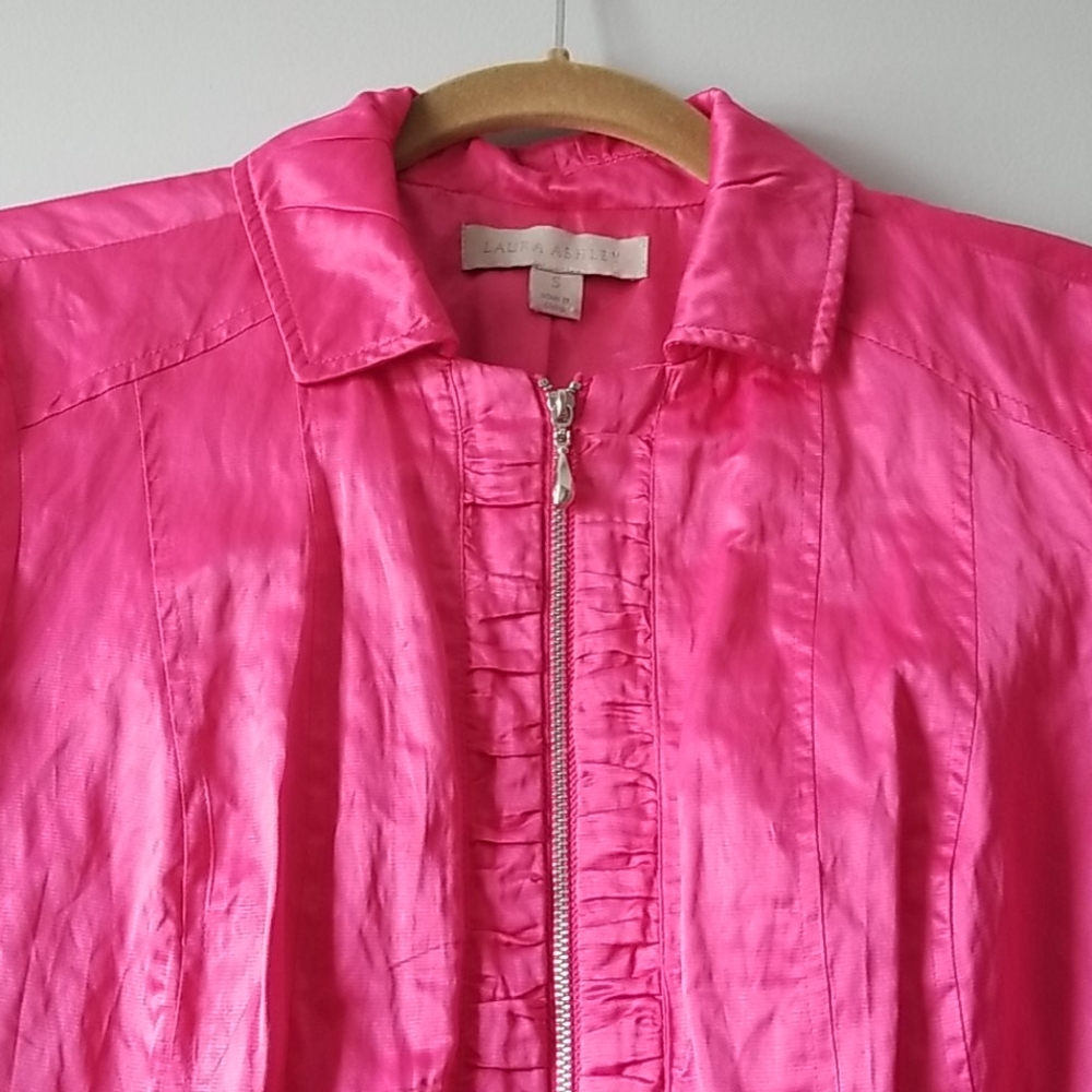 Laura Ashley sateen touched crinkle Jacket Wm Sm